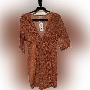 Sadie & Sage Bohemian V-Neck Dress